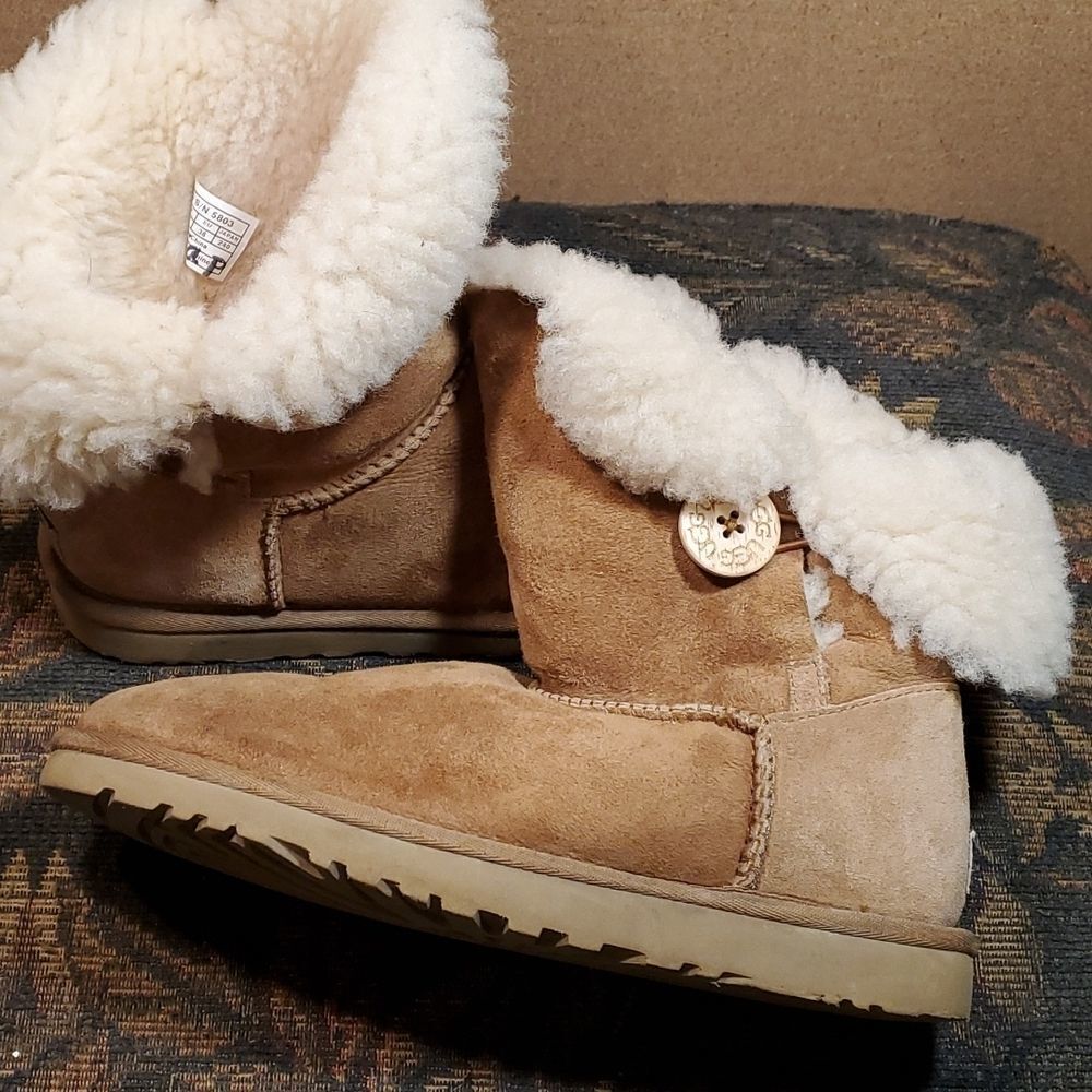 Ugg Bailey Button Boots In Chestnut - image 6